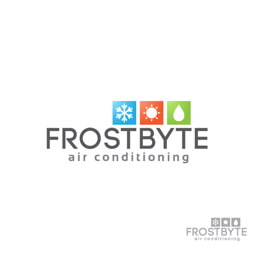 logo for Frostbyte air conditioning デザイン by Alentejano