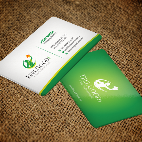 A Step To Better Health - Business card for the medical industry Design by FK_Designs