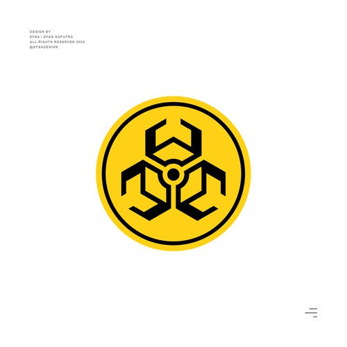 AI Warning/Hazard Symbol Design by Efsa