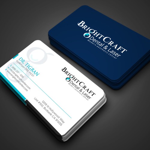 Modern Dental and Medical SPA business card Design por RENEXIT