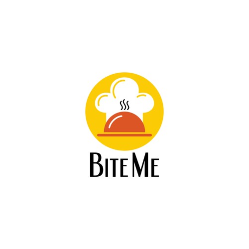 BITE ME LOGO DESIGN FOR AN ONLINE ORDERING FOOD APP Design by idekumanson