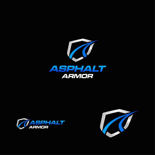 Powerful logo design for the most durable asphalt coating available Design by Z Creatives
