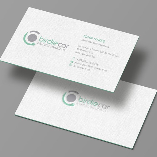 business card for company called birdie Design by Xclusive16