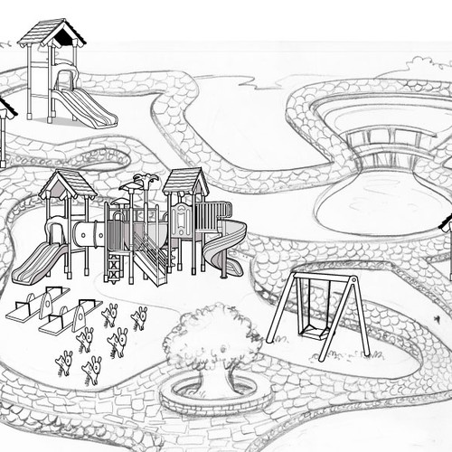 Create an interactive story telling set with board and characters Design von BroomvectoR