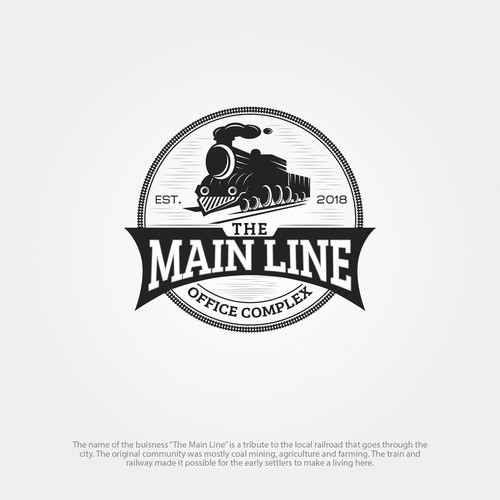 Create a bold classic logo for The Main Line Office Complex Diseño de Deftads