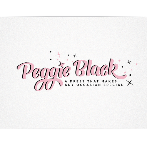 Create a captivating pinup logo design with a twist for Peggie Black Design by Cit