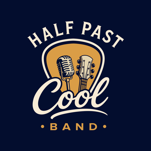 "Half Past Cool Band" winning Logo design