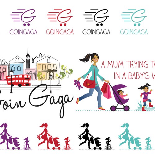 Create a fun, vibrant cartoon image for GoinGaga, get good karma (& easy money!) Design by SHANAshay