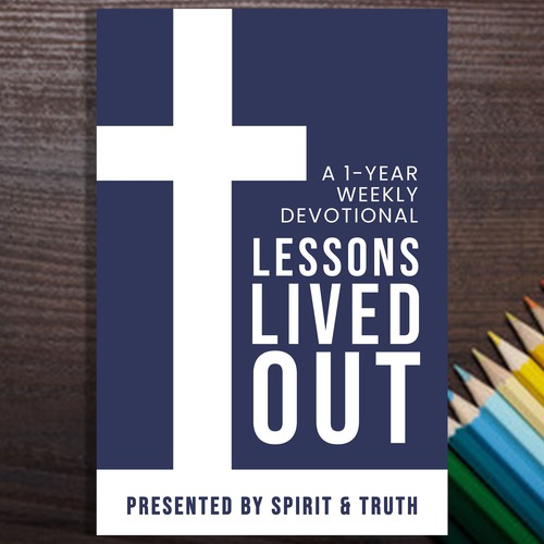 We need a captivating cover for our 1-year Devotional! Design by Zahari Studio