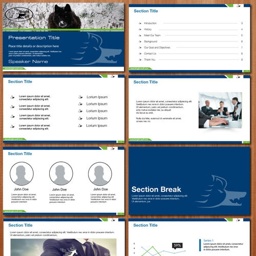 Design by Asmi™ titled "Powerpoint Template for Internet of Things company"