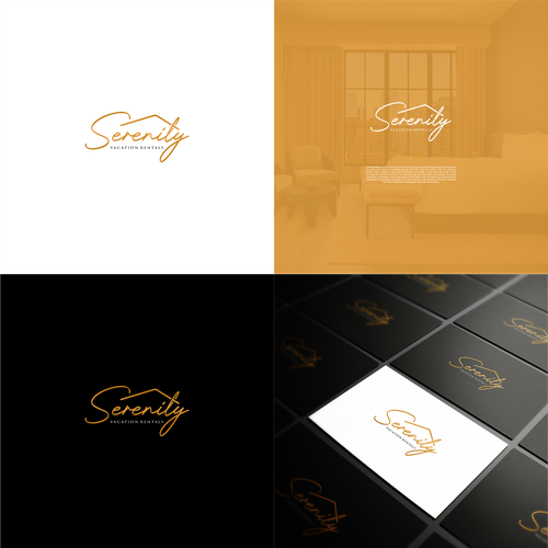 New Vacation home rentals logo for our Airbnb! Design by Sunrise.