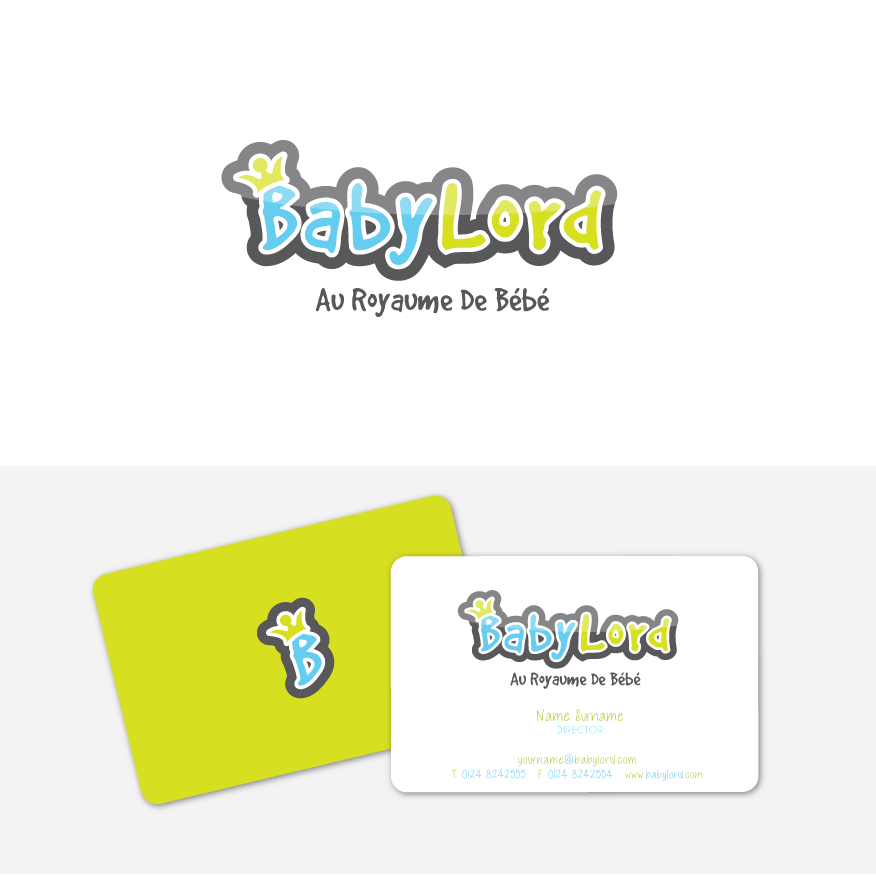 Voucher logo with the title 'Logo for Baby Clothes Portal'