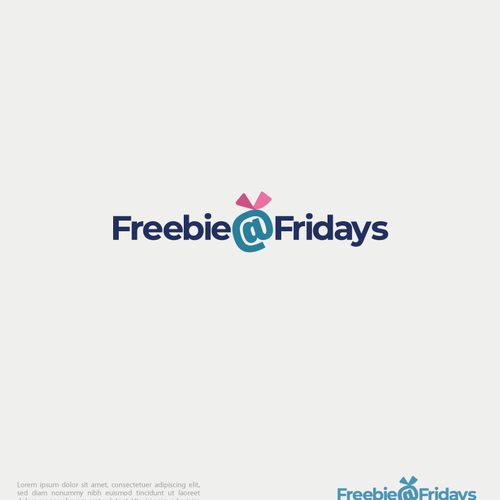 Freebie Fridays - Fun Modern Logo that grabs attention! :) Design by LEN-ART DESIGN