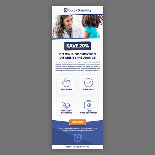 Designs | Design an email template for disability insurance for doctors ...