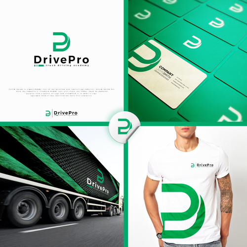 Logo for a Truck Driving Academy-ontwerp door bat_man