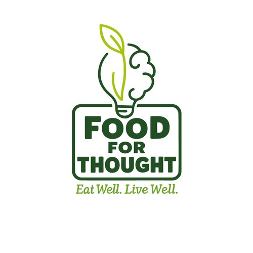 Fresh, Playful Island-Inspired Logo for Food For Thought – Organic Café & Market in the Florida Keys Design by marianaa