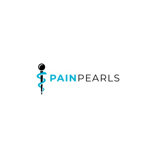 Trust-inspiring logo for a site aimed at medical professionals learning to treat chronic pain. Design by amio