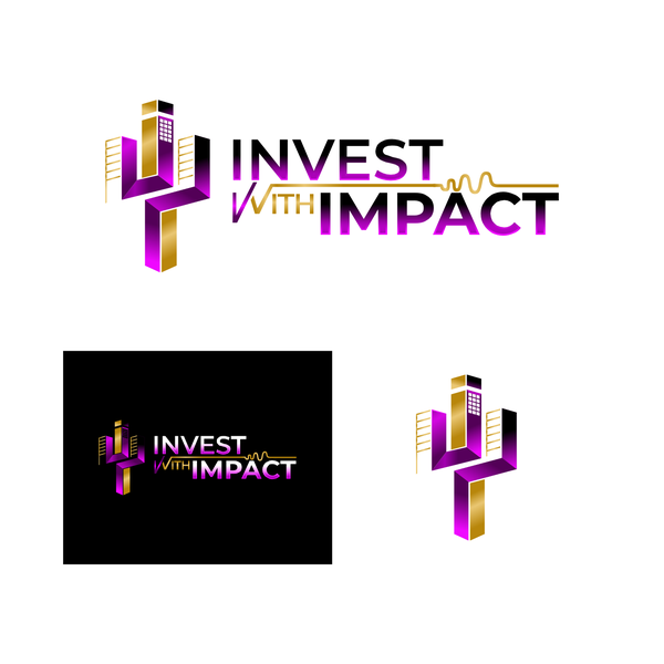 Design by Mr. EDD titled "INVEST WITH IMPACT"