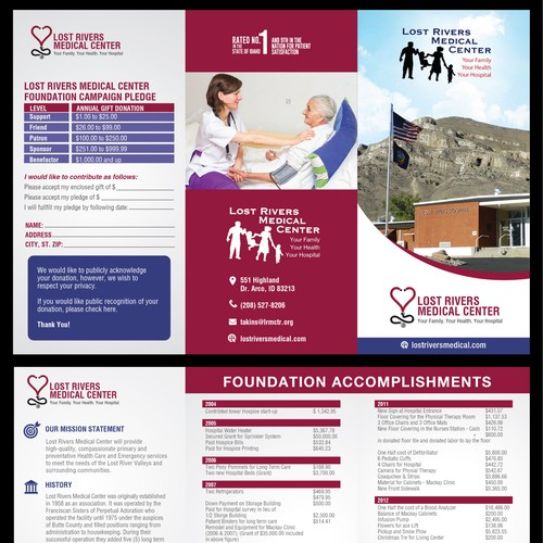 Lost Rivers Medical Center Foundation | Brochure contest