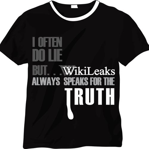 New t-shirt design(s) wanted for WikiLeaks デザイン by farahbee