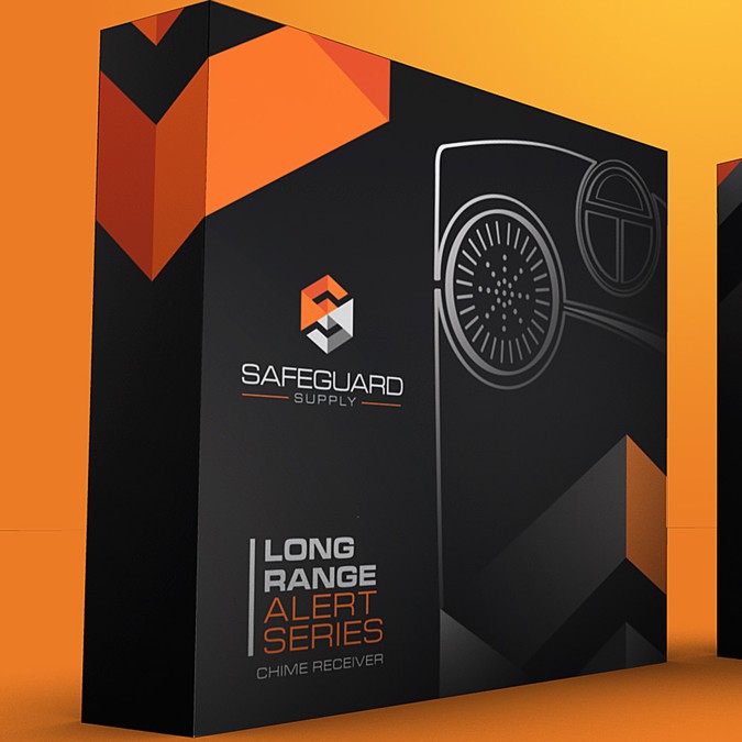 Create a classic and professional box design for new Long Range Alert Series of Products