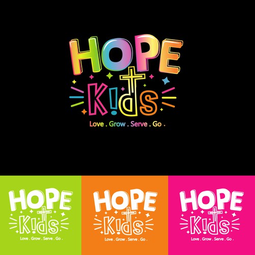 Diseño de We need a fun, unique logo to launch our new kids church ministry! de Bila Designs