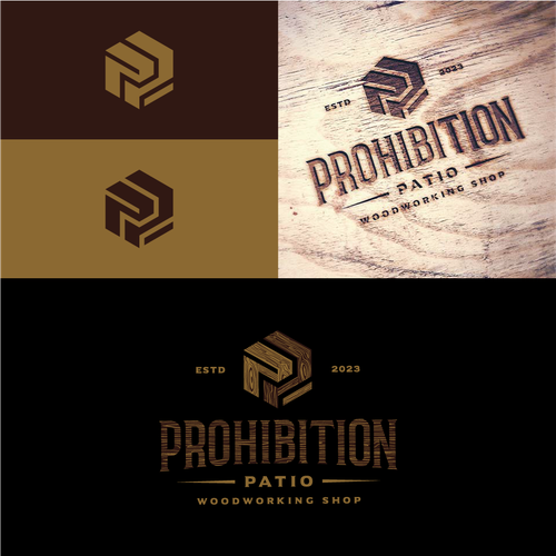 Rustic woodworking logo needed Design by design.empire