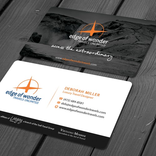 Create a card that exudes the awesomeness of luxury adventure travel Design by deviserpark