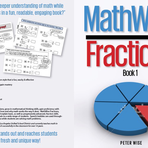 Create a kid-friendly, classy cover for a cartoon-style math workbook series; clips provided Design by Lizn28