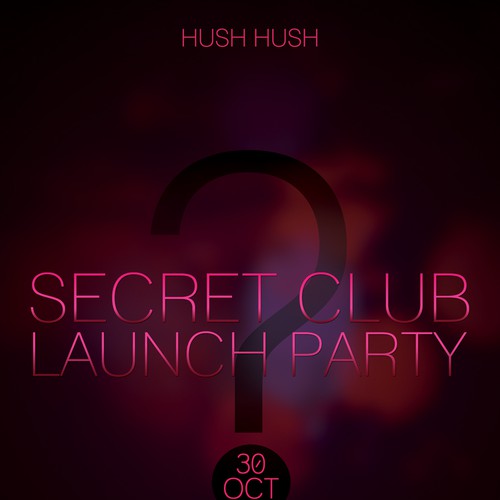 Exclusive Secret VIP Launch Party Poster/Flyer Design by abner