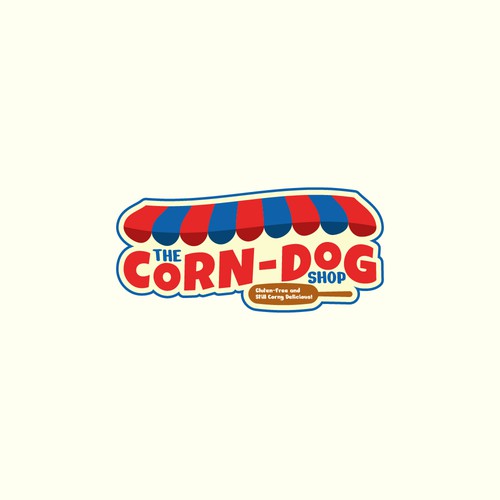 Diseño de Elevated Corn-Dog food trailer logo and color scheme de ArunPrem