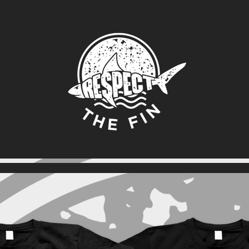 Respect The Fin Shark Design Design von Candystd