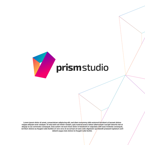 NEW creative logo design for Prism Studio Design by workhard_design