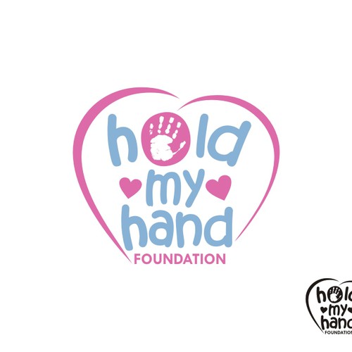 logo for Hold My Hand Foundation Réalisé par zahada