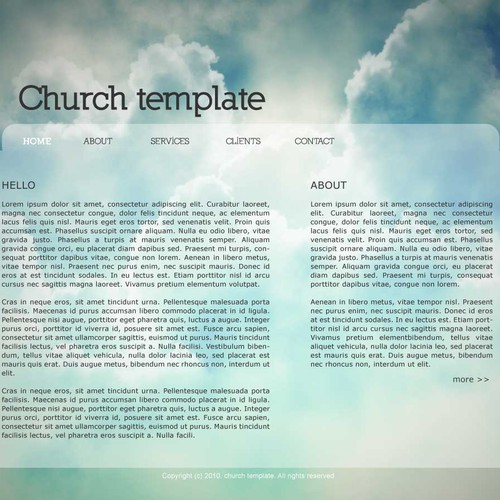1-3 Page Website Template Design von NEX Creative