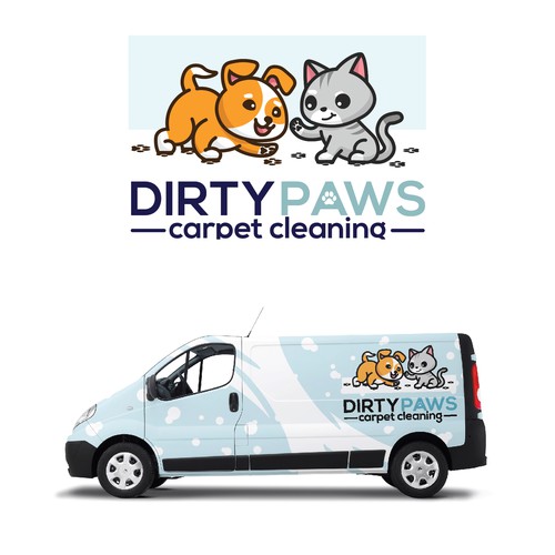 Bright & Playful logo needed for pet focussed carpet cleaning company Design by LastBlacker