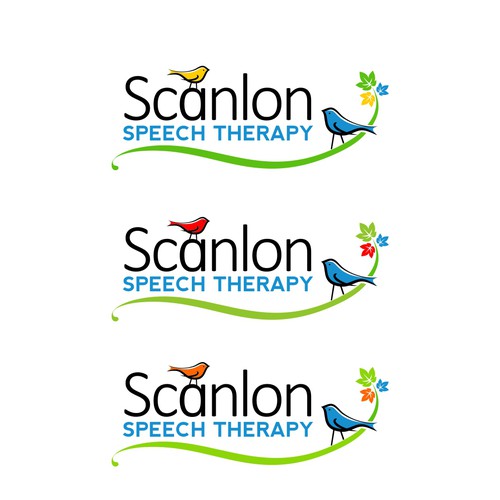 Create a fun, playful, confident,  and professional logo for my speech therapy business. Get creative!! Design by Danelluza