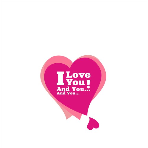 コンペ「"I Love You! And You... And You..." [LOGO - $355]」のデザイン by kandinaさん 