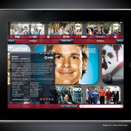 UI design mockup for new iPad app! Design von IDIOT