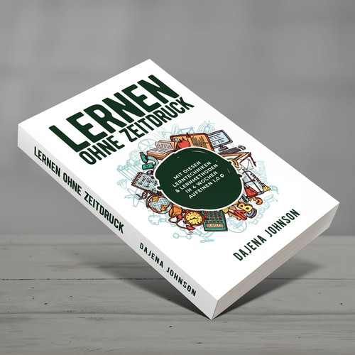 "Learning techniques for students book cover" Design von Charco