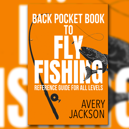 Illustration to entice fly fishing, Book cover contest