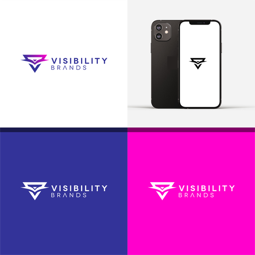 Sleek innovative brand for a marketing company focused on "Visibility" Design by Trust_DESIGN