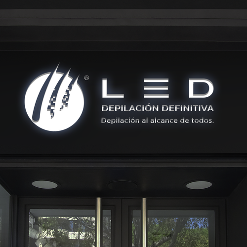 Diseño y Logo para Empresa de Depilación Definitiva Design by The Perfect Symbols