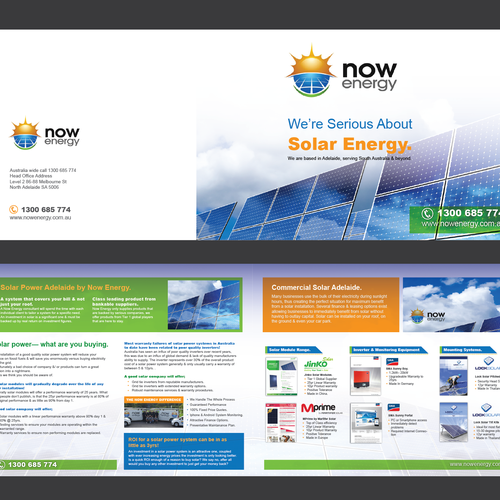 Now Energy Consumer Brochure Design by Hadi (Achiver)