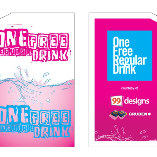 Design the Drink Cards for leading Web Conference! デザイン by bdichiara