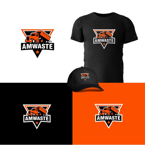 Amwaste Logo Design Design by Tumpal Utomo