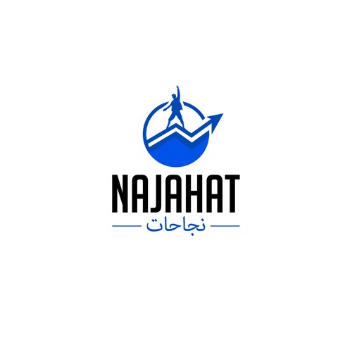 A logo for a podcast English and Arabic Design by harrysvellas