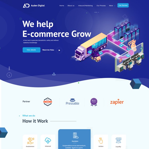 Design by Apollo.in ✌ titled "ECommerce Agency Website Design"