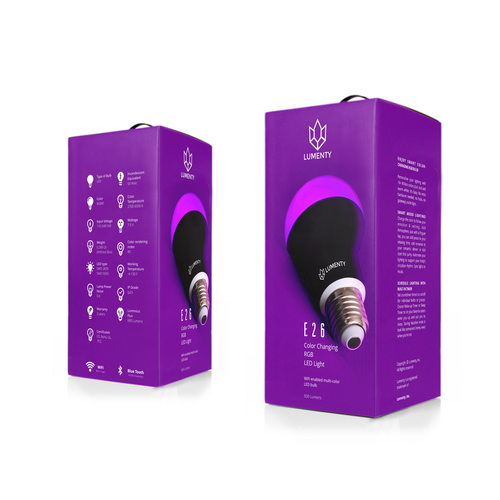 We need to create a sophisticated package for smart lamps. Design by Light_Breeze