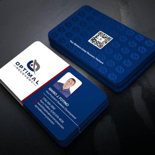 Optimal Recovery Business Card Design by Xclusive16